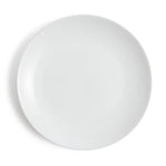Dessert Plates White Porcelain Coupe 48 Pc Set 7.5" Catering