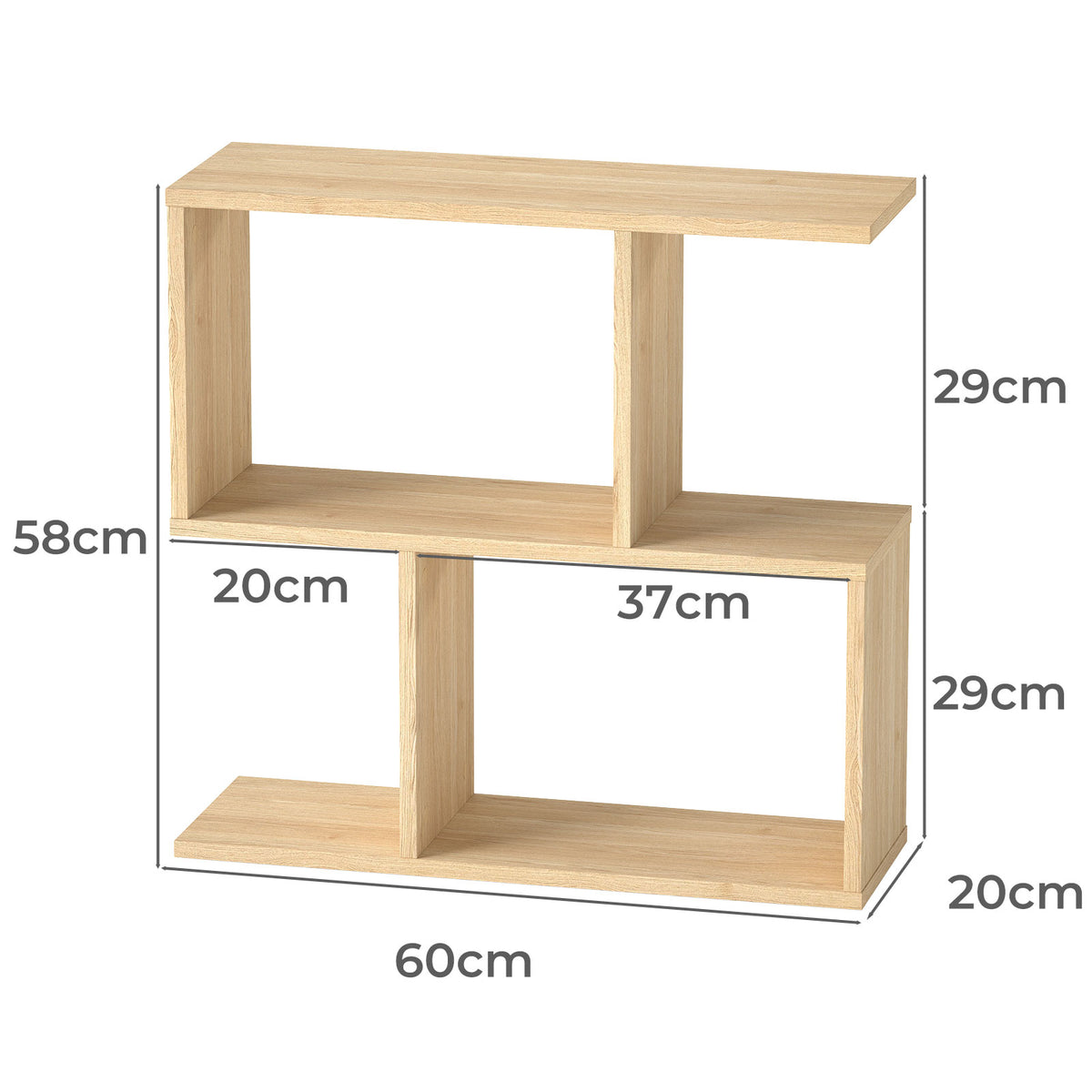 Levede Slim Sofa Side Table Narrow End Accent Table 3 Tier Living Room 20cm