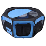 Fabric Pet Puppy Dog Cat Rabbit Pig Guinea Playpen Play Pen Run | Blue