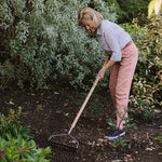Garden Life Lightweight Stainless Steel Soil Rake 12-tine, 130 Cm Ash Handle | 160cm