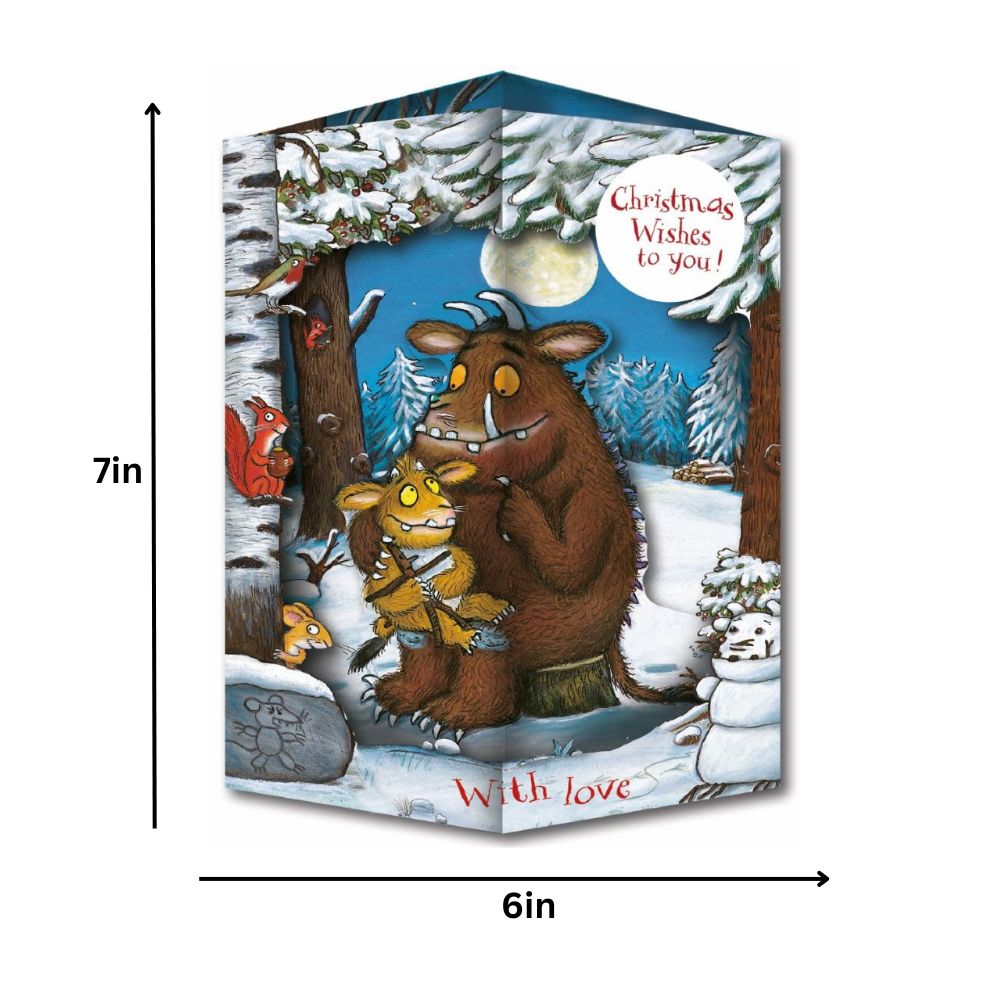 The Gruffalo Pop Up Christmas Card Official Product