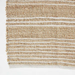 Arlyn Natural Striped Handwoven Jute Rug | 120cm x 180cm | Natural