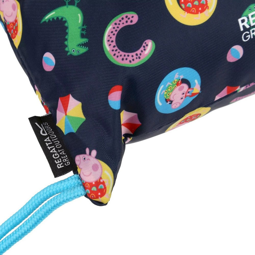Childrens/kids Peppa Pig Drawstring Bag | One Size | NavyBlue