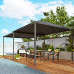 3x3 Or 3x6m Garden Gazebo With Extendable Awning