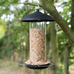 Steel Large Seed Feeder With Feedsafe Antibacterial Coating | Black