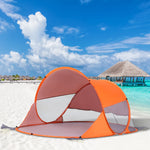 Portable Automatic Pop Up Beach Tent Outdoor Camp Shelter | Orange