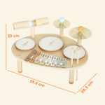 AIYAPLAY Baby Drum Kit, Wooden Kids Musical Instruments, Gift For Birthday