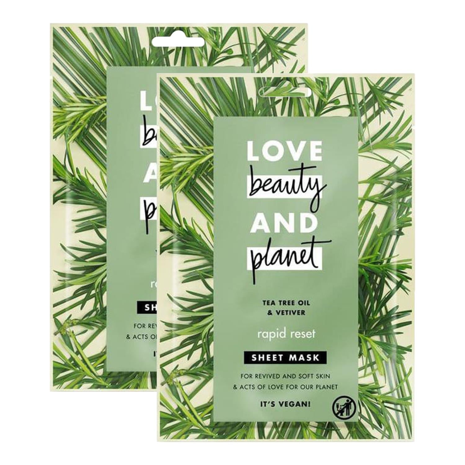 Rapid Reset Sheet Mask For Revived And Soft Skin, 2pk