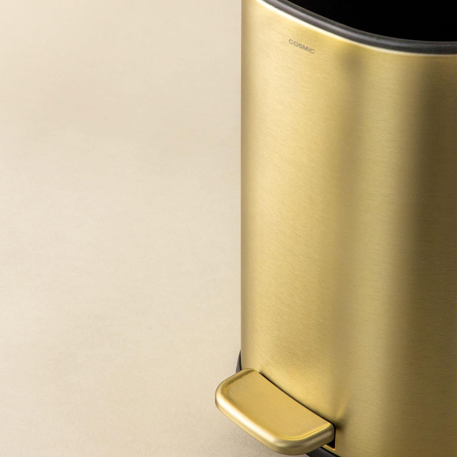 Bathroom Bin Trash Can 5l Pedal Start Collection | Copper