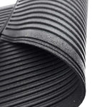 Nicoman Ribbed Harmony Entrance Doormat | 75cm x 44cm | Black