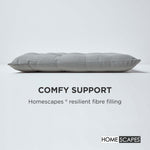 100% Cotton Seat Pads Plain Chair Cushions For Dining Room, Kitchen, Or Outdoor Garden Use | Set-of-4 | Grey