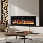 40 Inch Electric Fireplace With Remote 12 Flame Colours 1500w