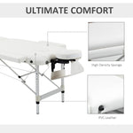 Portable Massage Table Beauty Therapy Couch Bed Spa | One Size | White