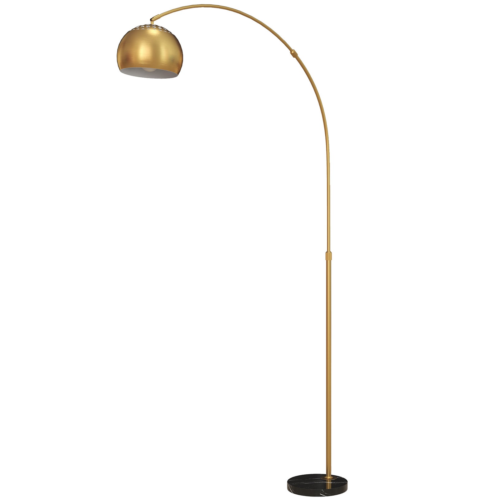 Arc Floor Lamp For Living Room, Free Standing Tall Lamp