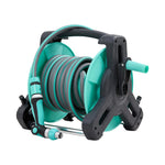 High Pressure Water Gun Hose Reel Set 10m/15m/20m/25m/30m, Ready To Use Garden Watering Kit With Wall Mount & Accessories | 15m
