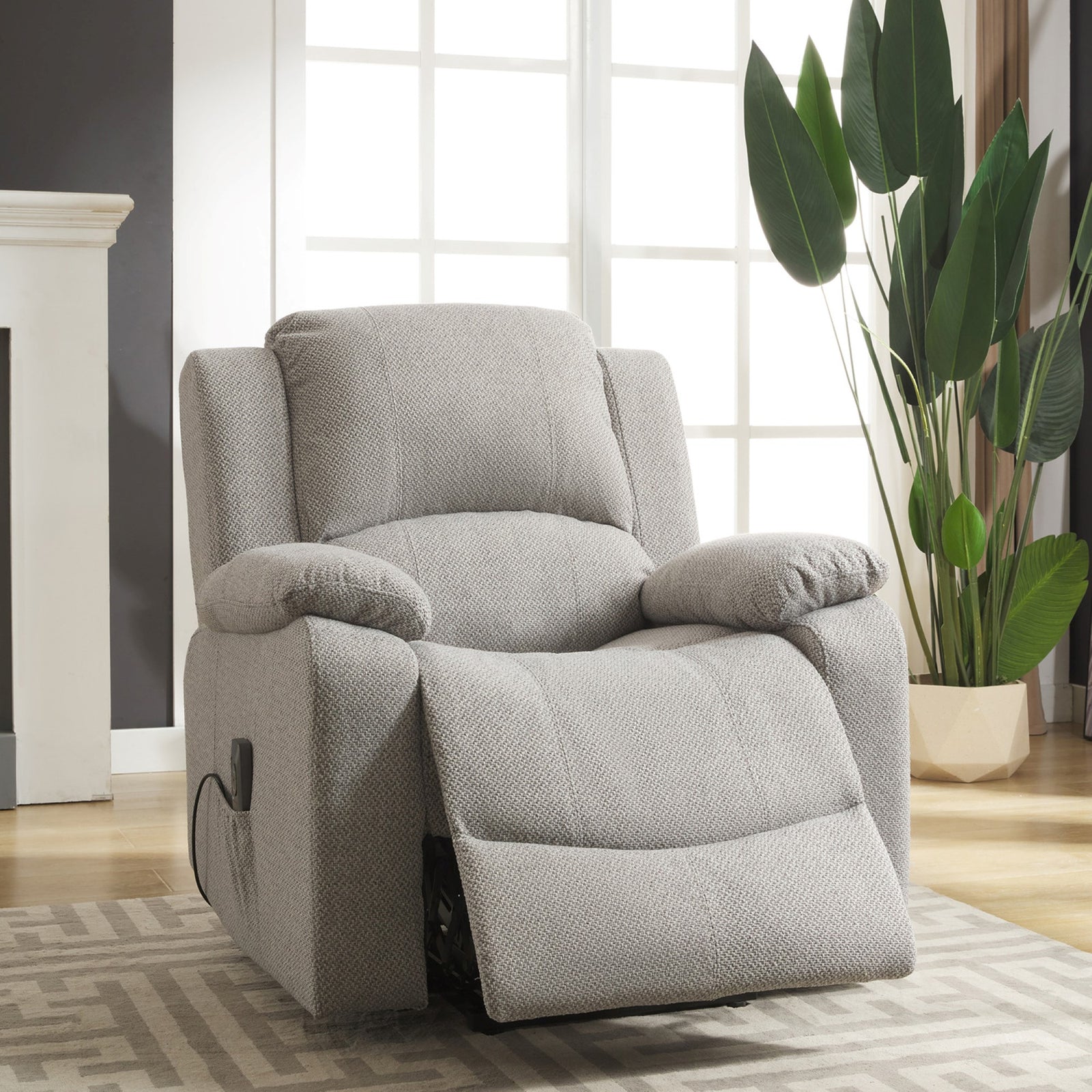Marldon Electric Riser Recliner With Massage And Heat | Grey