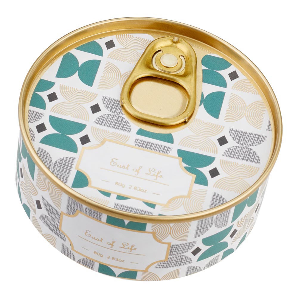 Plum Blossom Scent Soy Wax Tin Scented Candle