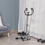 Adjustable Twist Stepper Step Machine | Silver