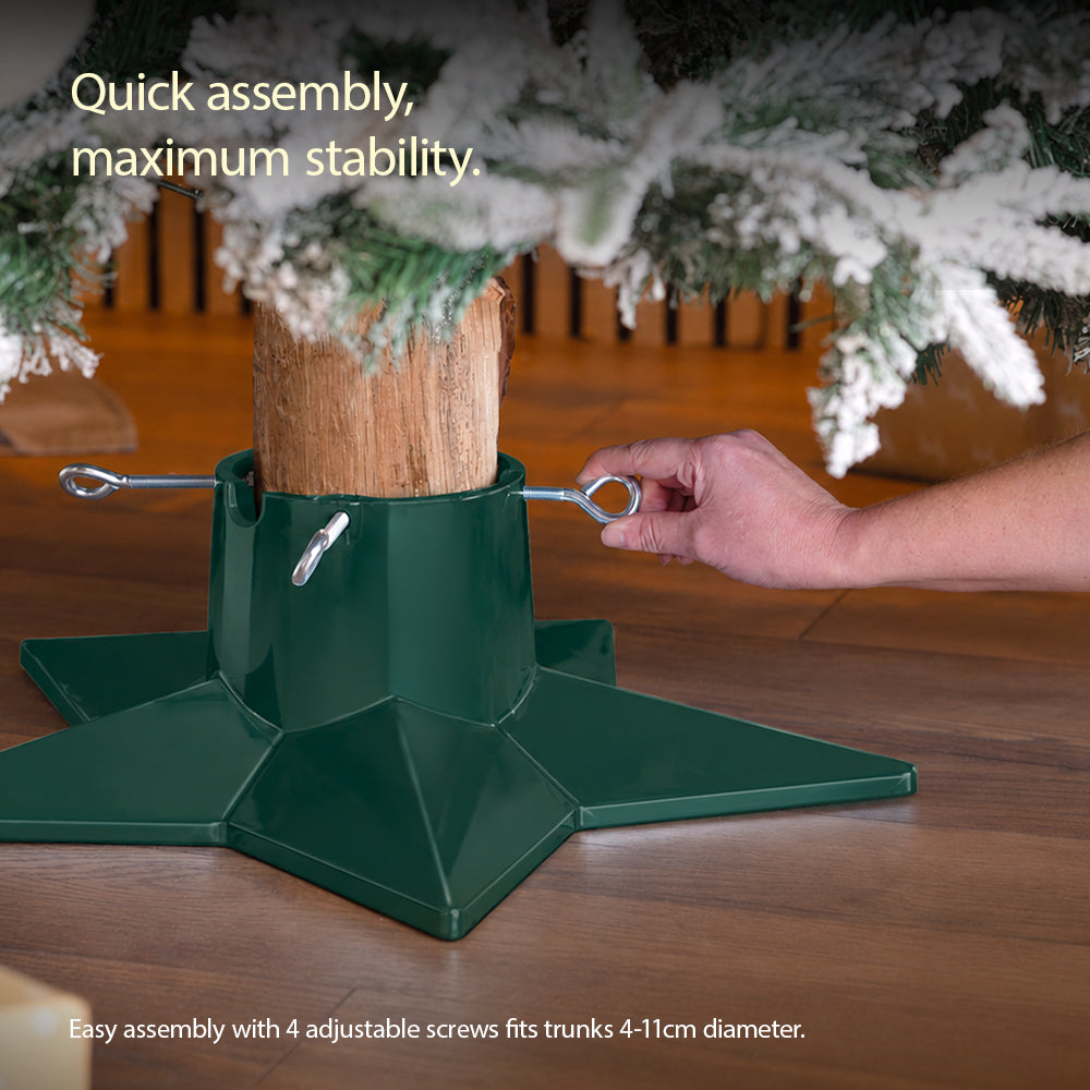 Premium Christmas Tree Stand With 1l Water Reservoir | Green