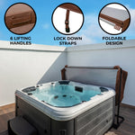 2m Hot Tub Spa Cover | Brown