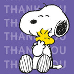 Snoopy Thank You Card Official Product