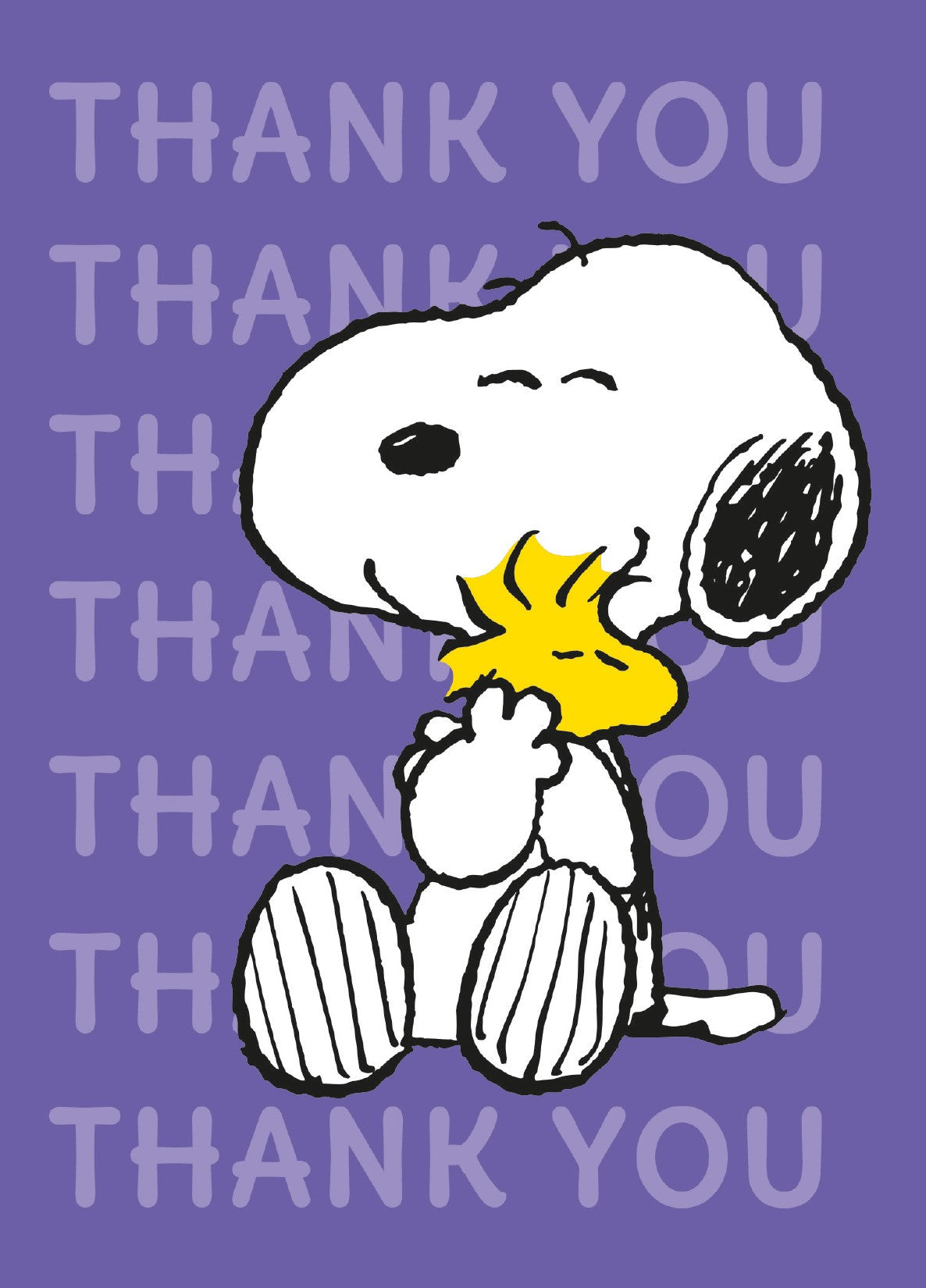 Snoopy Thank You Card Official Product