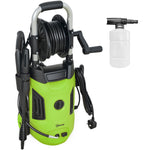 1800w Pressure Washer W/ Reel | Green