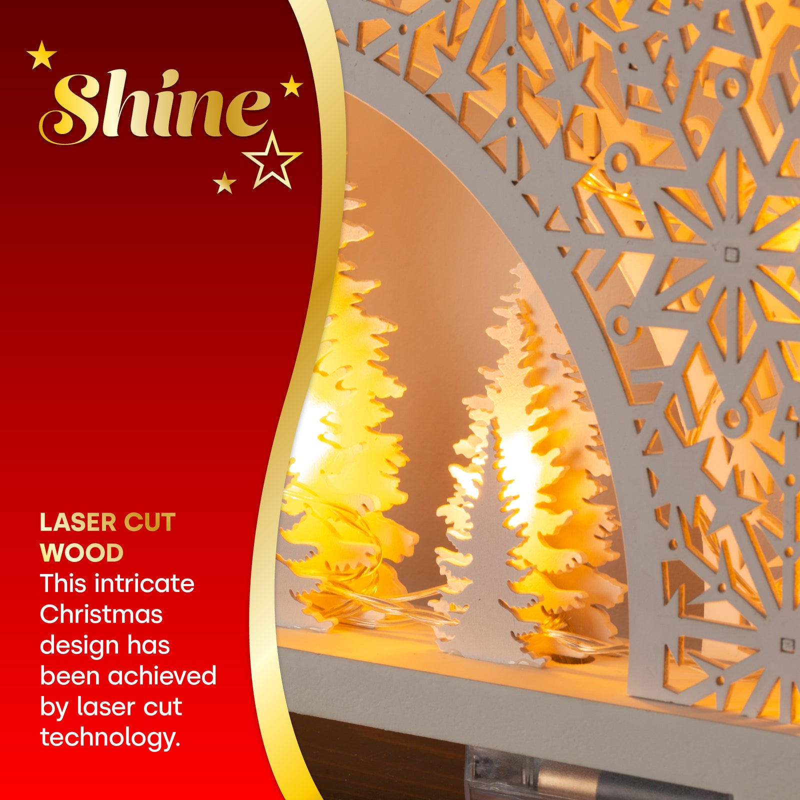 11 Led Christmas Candle Bridge