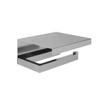 Toilet Roll Holder, Silver Gloss, Wall-mounted, 13 Cm Collection The Grid