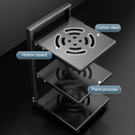 2/3/4-tier Adjustable Kitchen Pot Rack Organizer | Medium