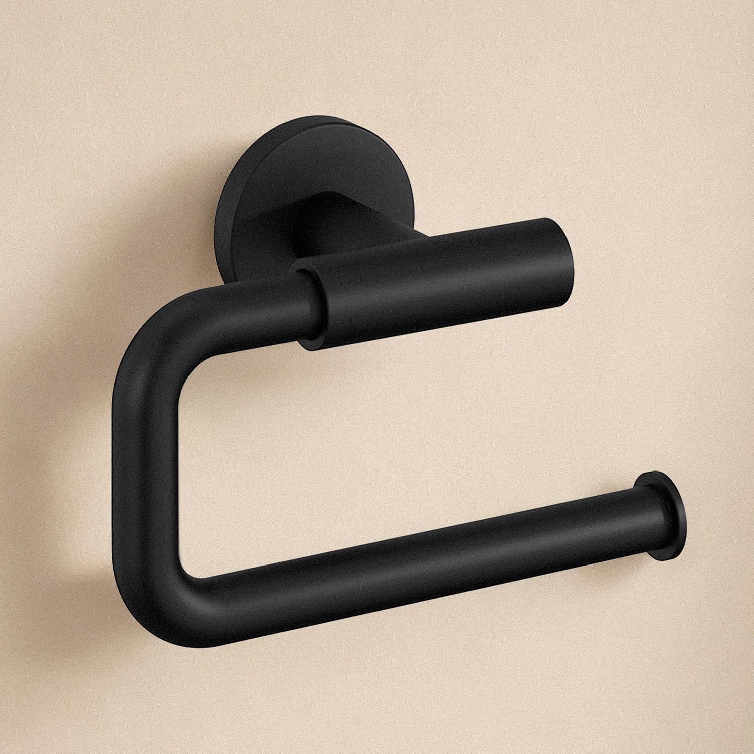 Paper Holder Without Cover Matt Black Architect Sp
