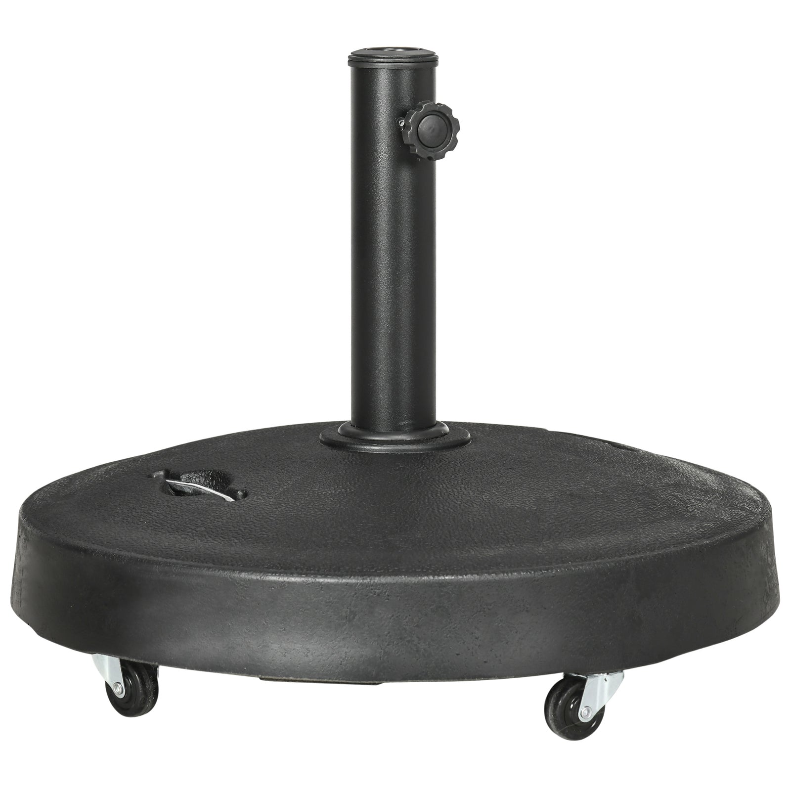 23.5kg Resin Garden Parasol Base Round Stand