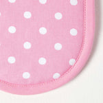 Birds And Flowers Pink Cotton Double Oven Glove