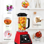2l Commercial Blender Mixer Food Processor Juicer Smoothie Ice Crush | Red