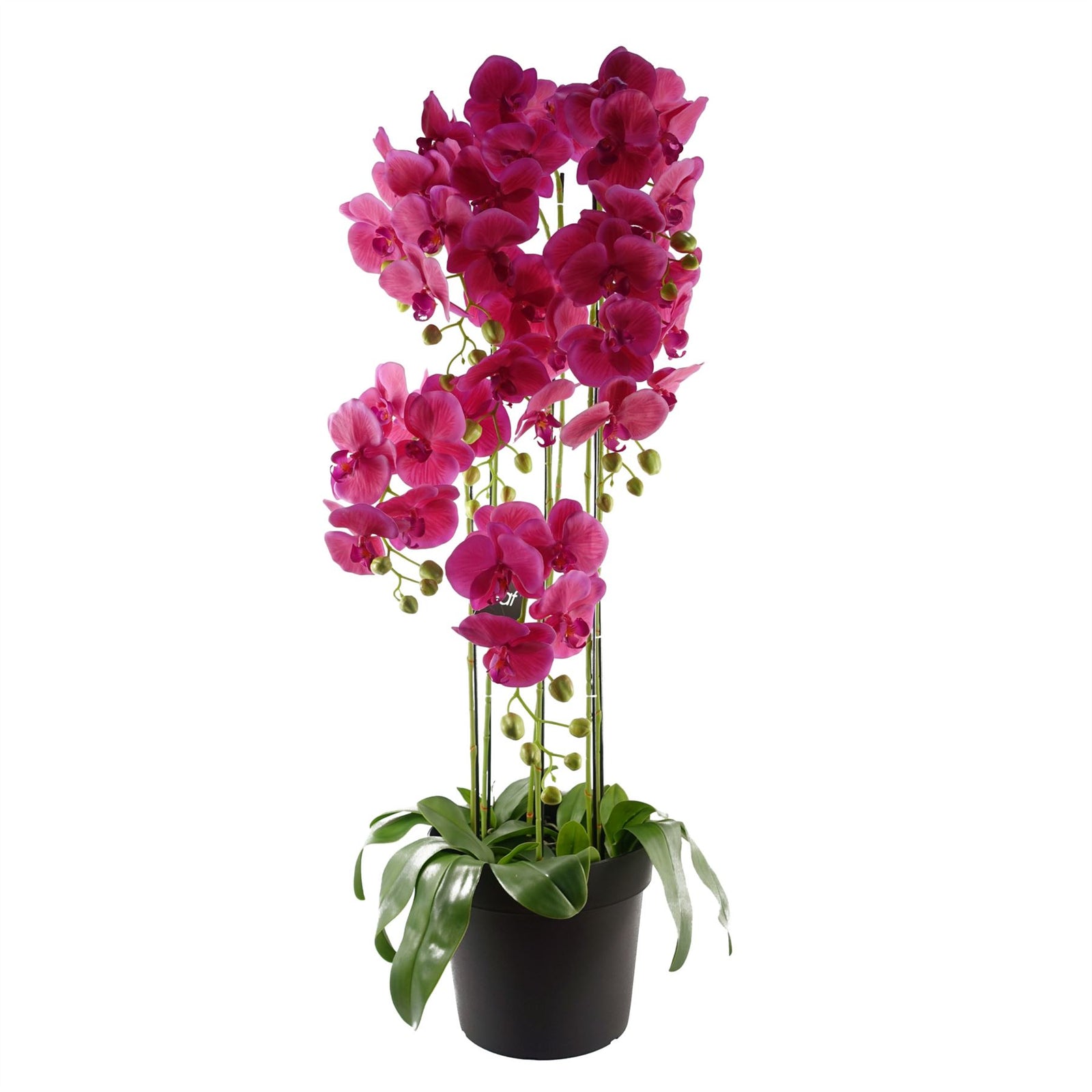 110cm Artificial Pink Orchid Plant Artifcial 41 Real Touch Flowers
