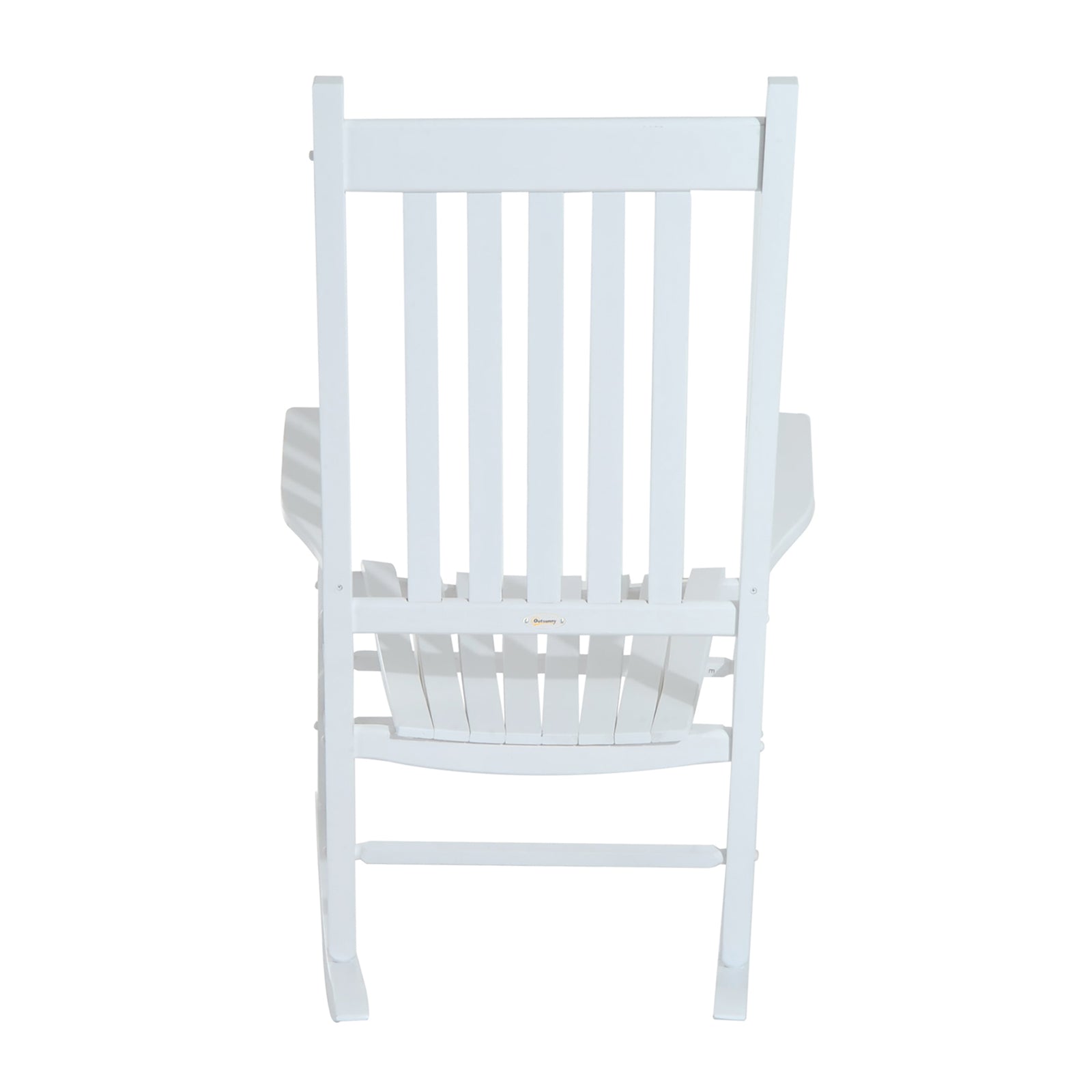 Porch Rocking Chair Wooden Rocker | White
