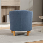 Millie Fabric Accent Chair | Light Blue