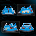 Angry Bird Licensed 12v Kids Bumper Car W/ Joysticks, Remote | Blue