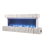 Wall Mounted Electric Fireplace With Remote Control