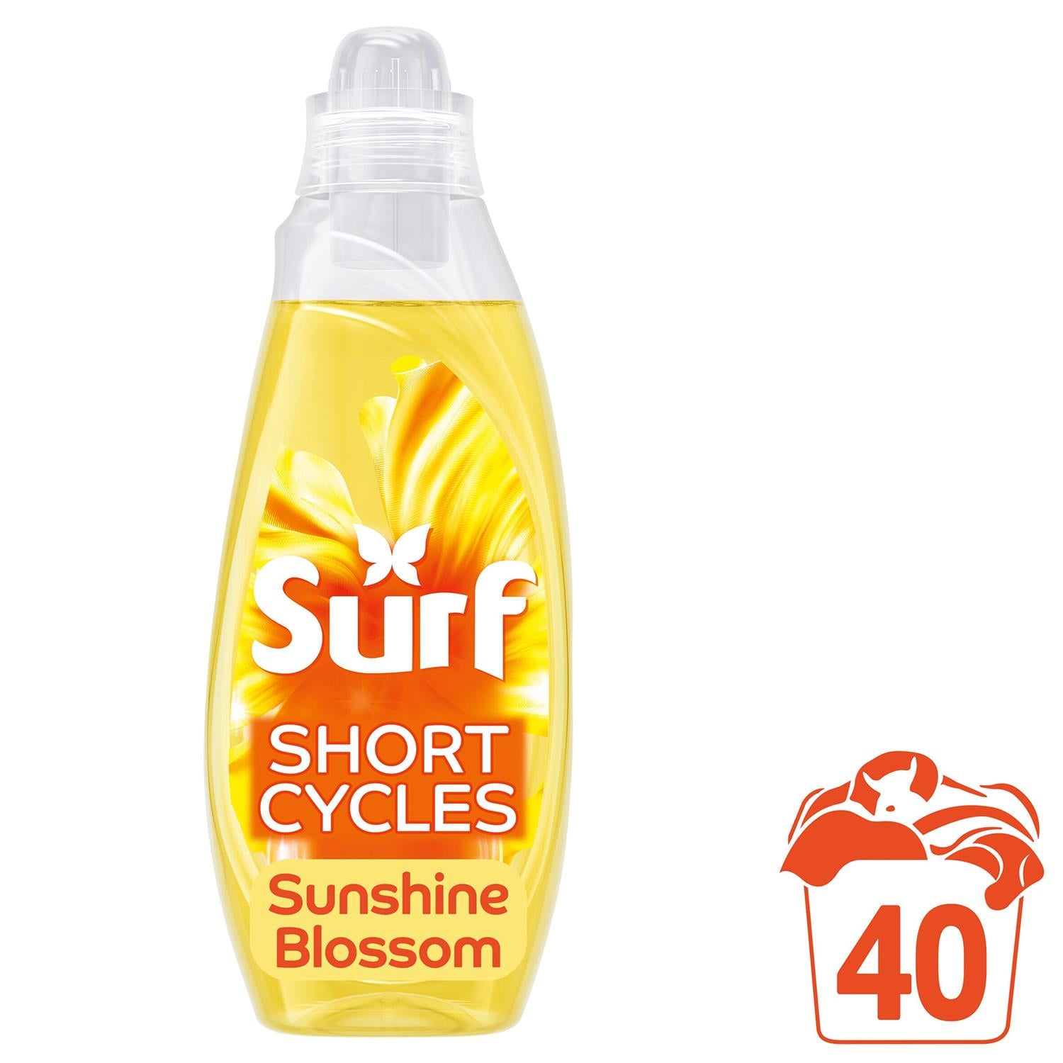 Liquid Laundry Detergent Magnifi-scent Wash Sunshine Blossom 1080ml-40w,8pk