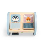 Rolling Sensory Sorter Toy, Made From Wood And Silicone