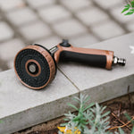 Metal Spray Gun - 6 Adjustable Patterns, Thumb Flow Control, Zinc Aluminium Inlet