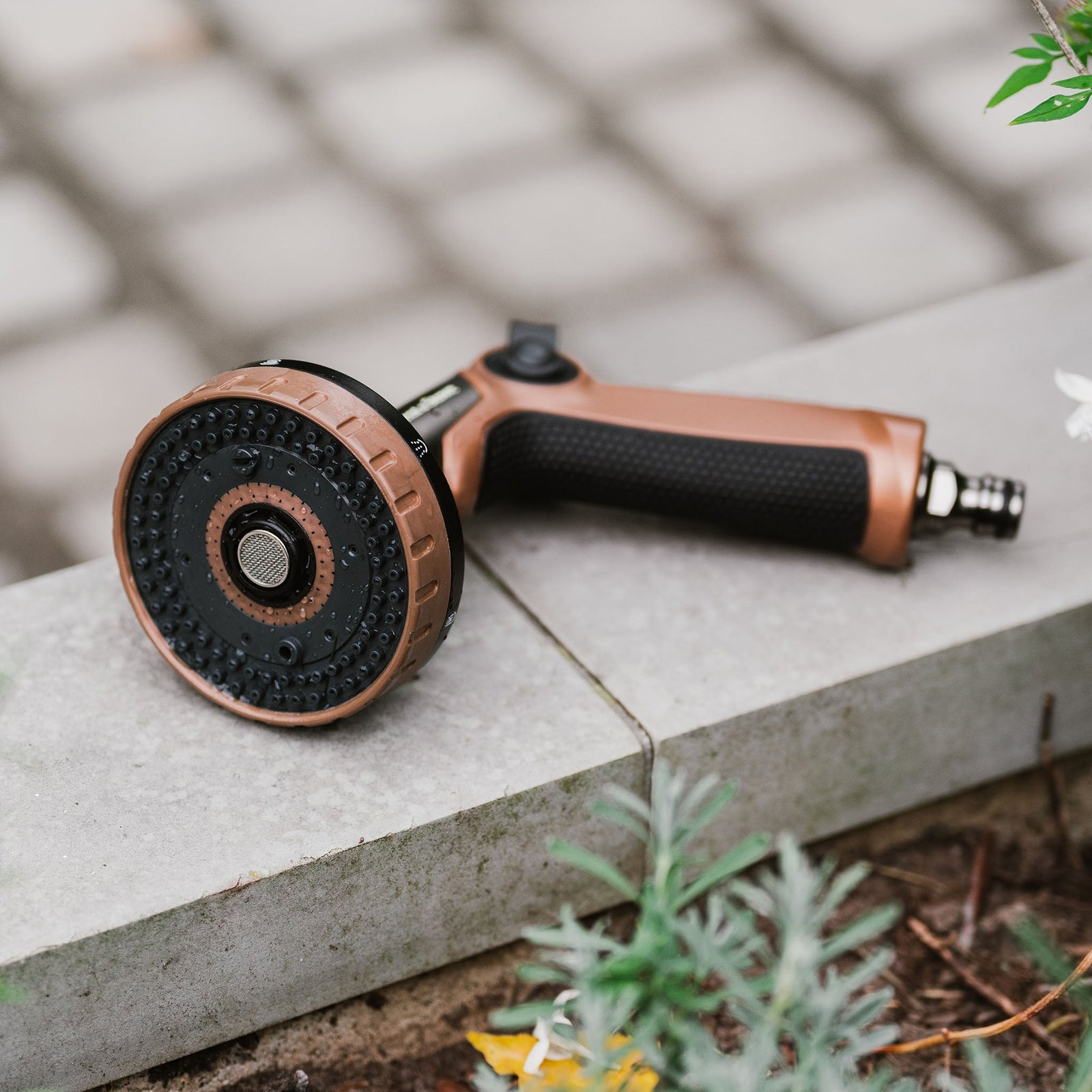 Metal Spray Gun - 6 Adjustable Patterns, Thumb Flow Control, Zinc Aluminium Inlet