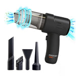 2-in-1 Handheld Mini Vacuum Cleaner | Black