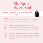 Vanilla & Cacao Massage Oil Candle