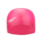 Unisex Adult Moulded Silicone Swimming Cap | One Size | Pink