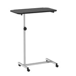C-shaped Mobile Table Sofa Over Bed Side Nightstand | Black