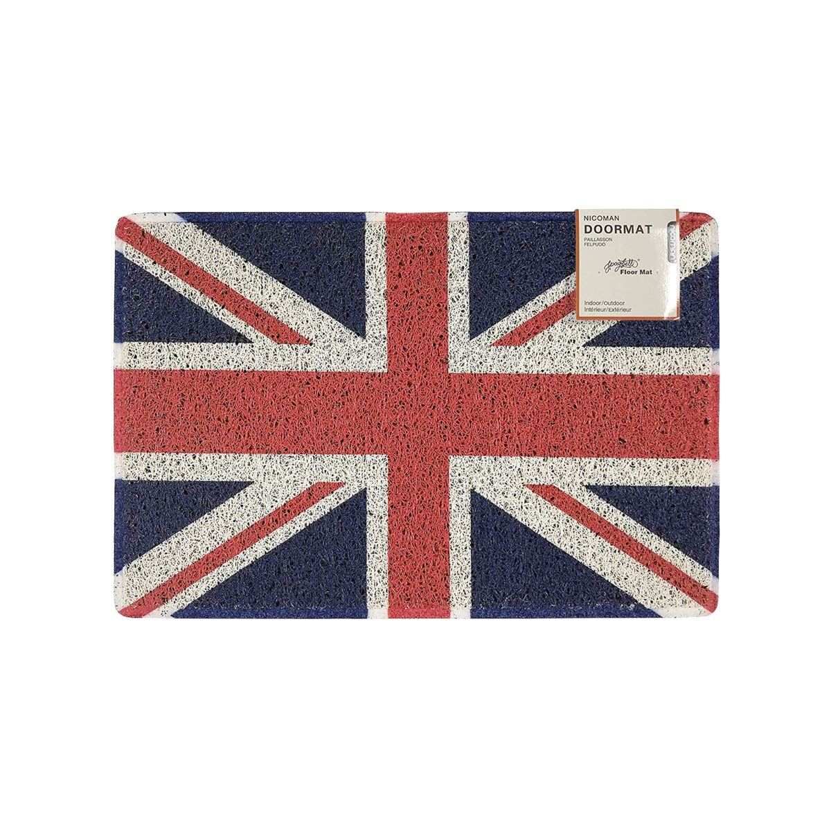 Union Jack Small Printed Doormat With Rubber Back | Small | Union Jack