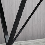 Bar Table, Wood Effect Top, Steel Legs