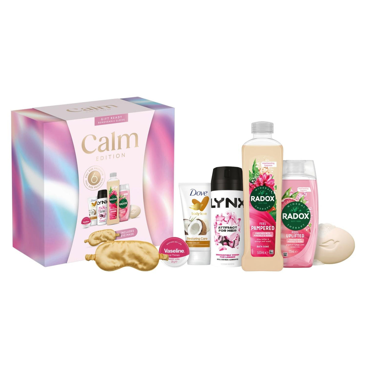 Radox Multi Branded Calm Edition Gift Set, Radox, Dove And Vaseline
